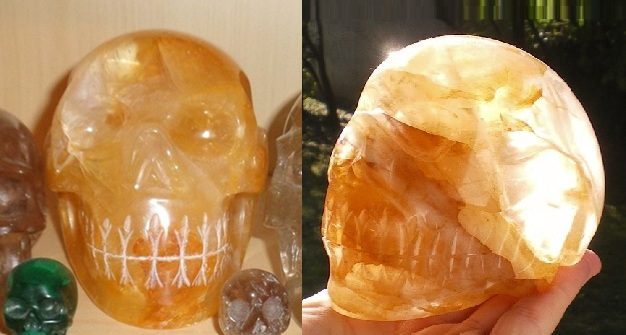 Golden Healer Kristallschädel Brasilien 1,49 kg 1,5 kg