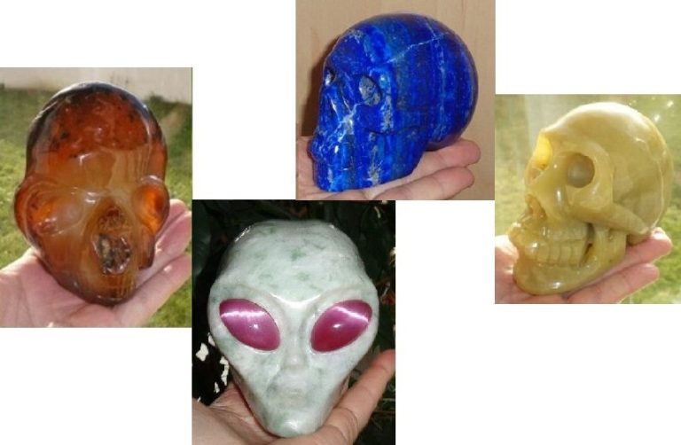 Kristallschädel grüne gelbe Jade Karneol Lapislazuli 500 g 1 2 kg