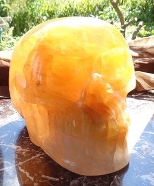 großer Golden Healer Kristallschädel aus Brasilien 8,5 kg großer Golden Healer Kristallschädel aus Brasilien 8,5 kg