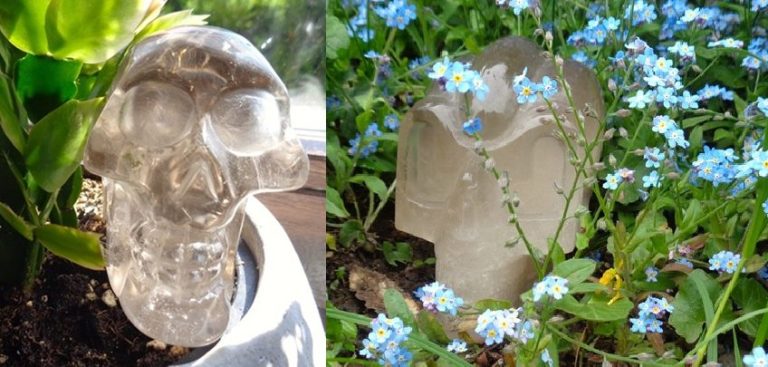 Rauchquarz Kristallschädel 340 g 2,15 kg