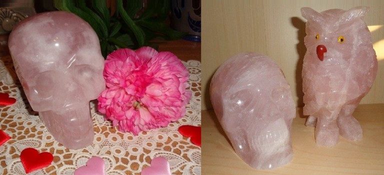 großer Rosenquarz Kristallschädel 2,1 kg 2,3 kg Eule 1,6 kg großer Rosenquarz Kristallschädel 2,1 kg 2,3 kg Eule 1,6 kg